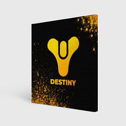 Картина квадратная Destiny - gold gradient