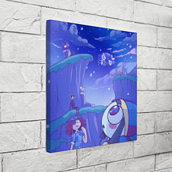 Холст квадратный The Amazing Digital Circus night, цвет: 3D-принт — фото 2