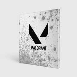 Картина квадратная Valorant glitch на светлом фоне