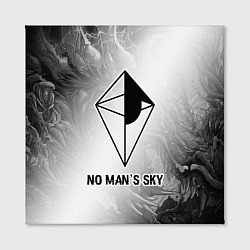 Холст квадратный No Mans Sky glitch на светлом фоне, цвет: 3D-принт — фото 2