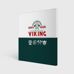 Картина квадратная Викинг - северная стража