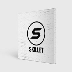 Картина квадратная Skillet glitch на светлом фоне