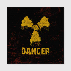 Холст квадратный Опасный человек радиация, цвет: 3D-принт — фото 2