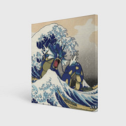 Картина квадратная Kanagawa wave - Gyarados