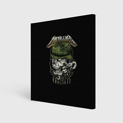 Картина квадратная Metallica - skull