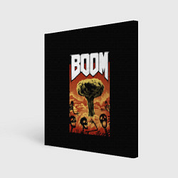 Картина квадратная Boom - Doom