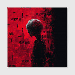 Холст квадратный Kaneki Ken - Tokyo Ghoul, цвет: 3D-принт — фото 2
