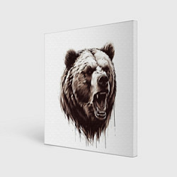 Картина квадратная Медведь симпатяга