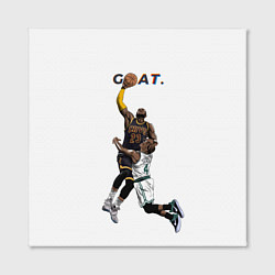 Холст квадратный Goat 23 - LeBron James, цвет: 3D-принт — фото 2