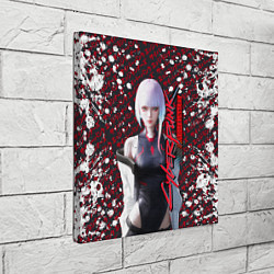 Холст квадратный Lucyna Kushinada - Cyberpunk: Edgerunners, цвет: 3D-принт — фото 2