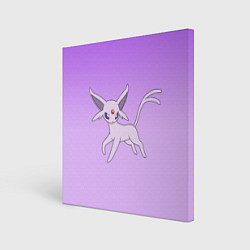 Картина квадратная Espeon Pokemon - розовая кошка покемон