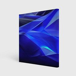 Картина квадратная Black and blue abstract background sport style