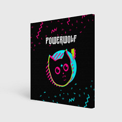 Картина квадратная Powerwolf - rock star cat