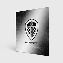 Картина квадратная Leeds United sport на светлом фоне
