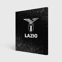 Холст квадратный Lazio с потертостями на темном фоне, цвет: 3D-принт