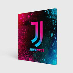 Картина квадратная Juventus - neon gradient