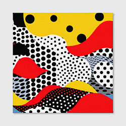 Холст квадратный Вихревая иллюзия, цвет: 3D-принт — фото 2