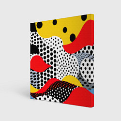 Картина квадратная Вихревая иллюзия