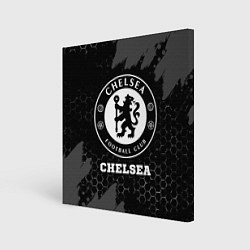 Картина квадратная Chelsea sport на темном фоне