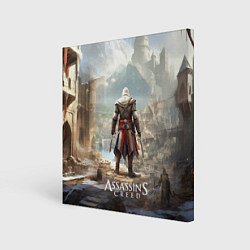 Картина квадратная Assassins creed старинный город