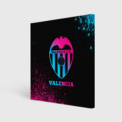 Картина квадратная Valencia - neon gradient
