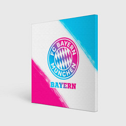 Картина квадратная Bayern neon gradient style