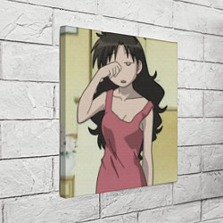 Холст квадратный Azumanga Daioh Юкари Танидзаки, цвет: 3D-принт — фото 2