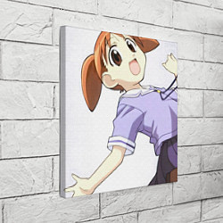 Холст квадратный Azumanga Daioh Тиё Михама, цвет: 3D-принт — фото 2