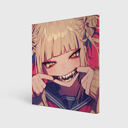 Холст квадратный Моя геройская академия Himiko Toga, цвет: 3D-принт