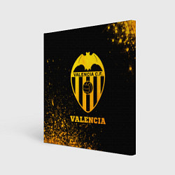 Картина квадратная Valencia - gold gradient