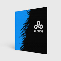 Холст квадратный Cloud9 team, цвет: 3D-принт