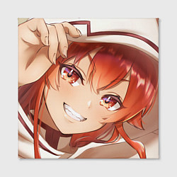 Холст квадратный Реинкарнация Безработного Eris smile, цвет: 3D-принт — фото 2