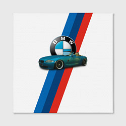 Холст квадратный Немецкий родстер BMW, цвет: 3D-принт — фото 2