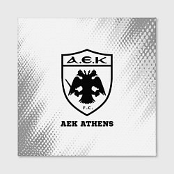 Холст квадратный AEK Athens sport на светлом фоне, цвет: 3D-принт — фото 2