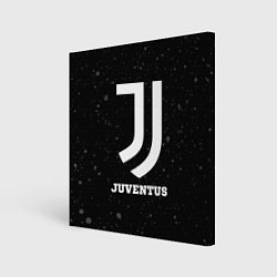 Картина квадратная Juventus sport на темном фоне