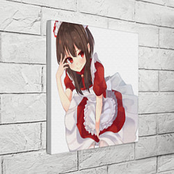 Холст квадратный Konosuba Мэгумин cute, цвет: 3D-принт — фото 2