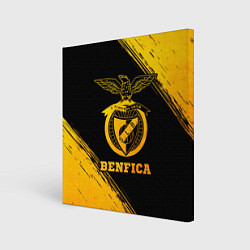 Картина квадратная Benfica - gold gradient