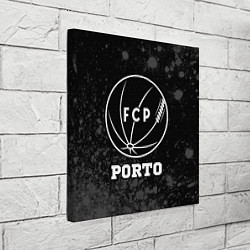 Холст квадратный Porto sport на темном фоне, цвет: 3D-принт — фото 2