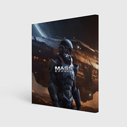 Картина квадратная Mass Effect game space