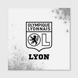 Холст квадратный Lyon sport на светлом фоне, цвет: 3D-принт — фото 2