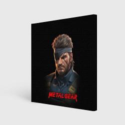 Картина квадратная Веном Снейк из игры Metal gear