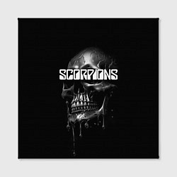 Холст квадратный Scorpions rock, цвет: 3D-принт — фото 2
