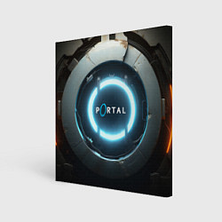 Картина квадратная Portal logo game