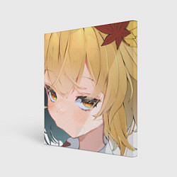 Холст квадратный Touhou Project Сидзуха Аки, цвет: 3D-принт