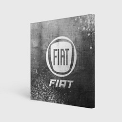 Картина квадратная Fiat - grey gradient