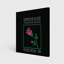 Холст квадратный Depeche Mode - Rose Bowl, цвет: 3D-принт