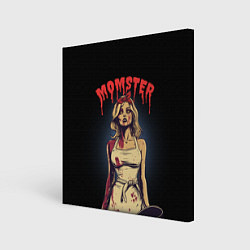 Картина квадратная Momster - vampire - на хэллоуин