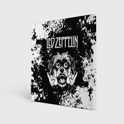 Картина квадратная Led Zeppelin рок пес