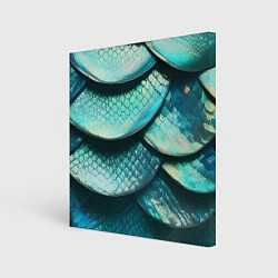 Картина квадратная Чешуя крупной рыбы