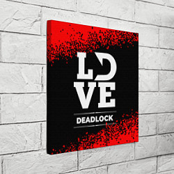 Холст квадратный Deadlock love классика, цвет: 3D-принт — фото 2